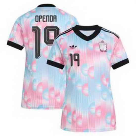 Women 19Lois Openda Belgium Jersey   3